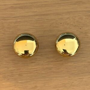 Set of 2 cabinet door knobs Solid brass. New